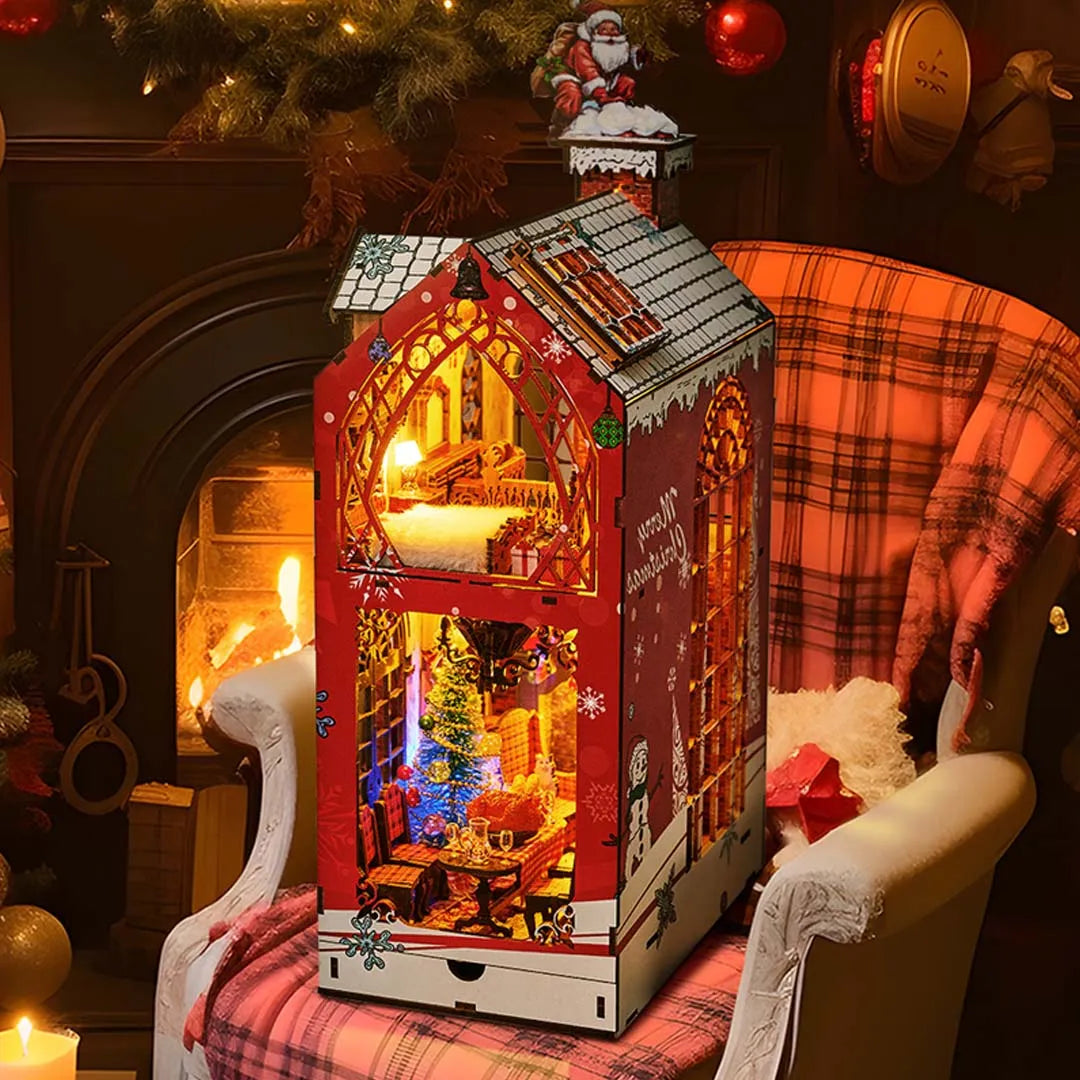 Book Nook Kit | Merry Christmas-CraftoyX