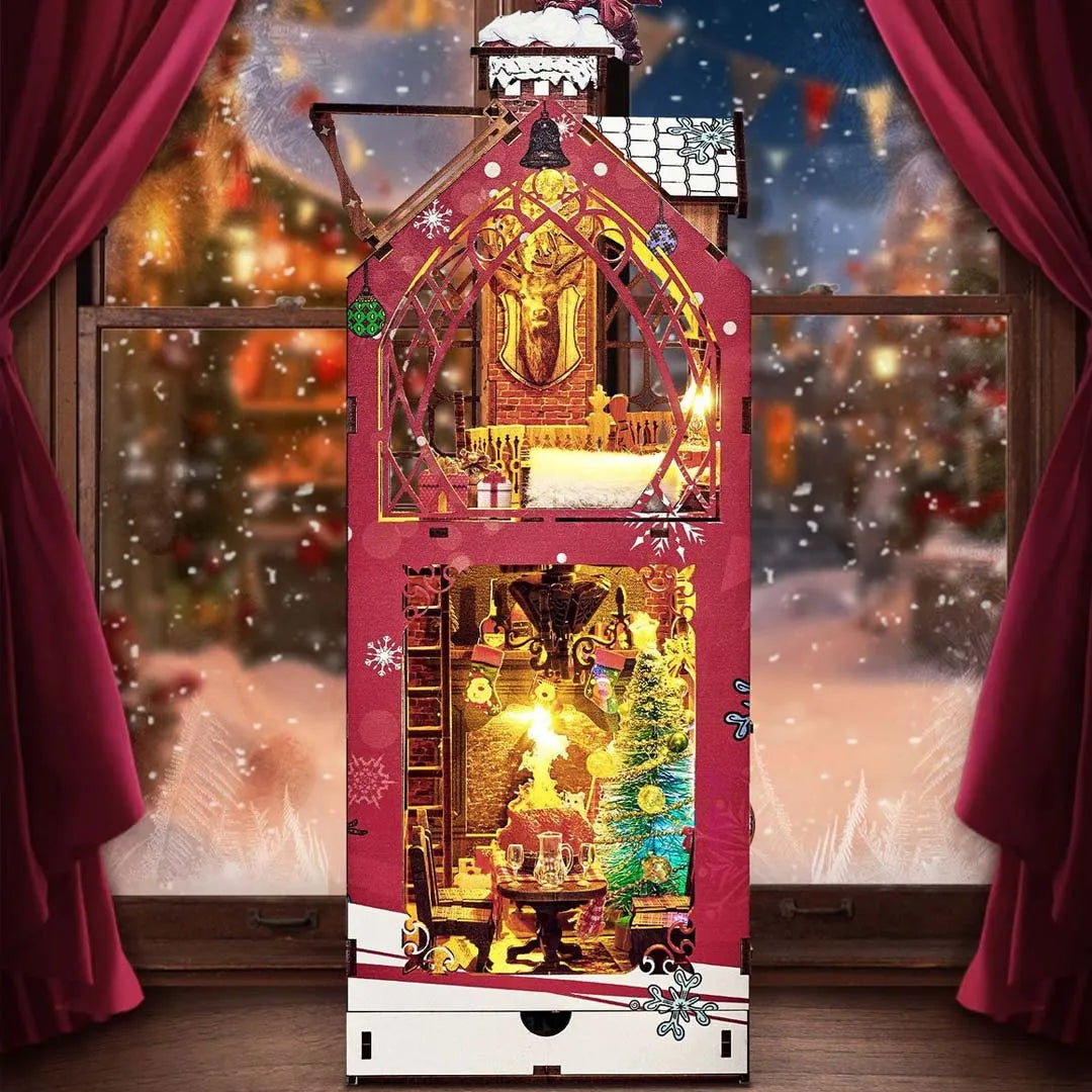 Book Nook Kit | Merry Christmas-CraftoyX