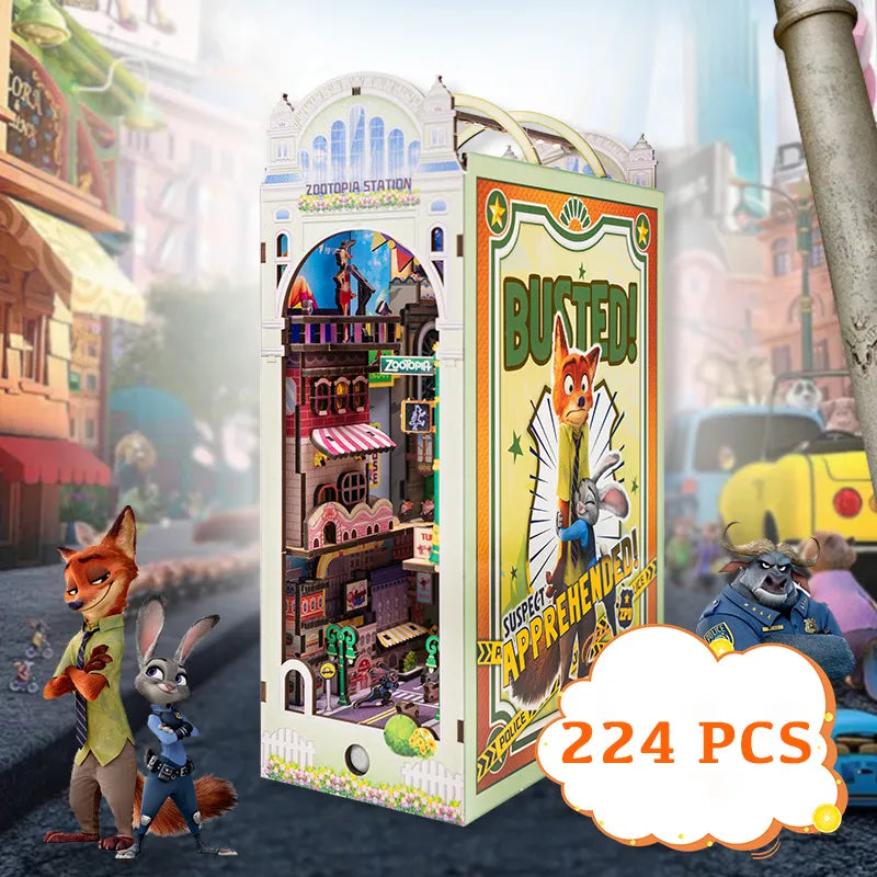 Book Nook Kit | Zootopia Station-CraftoyX