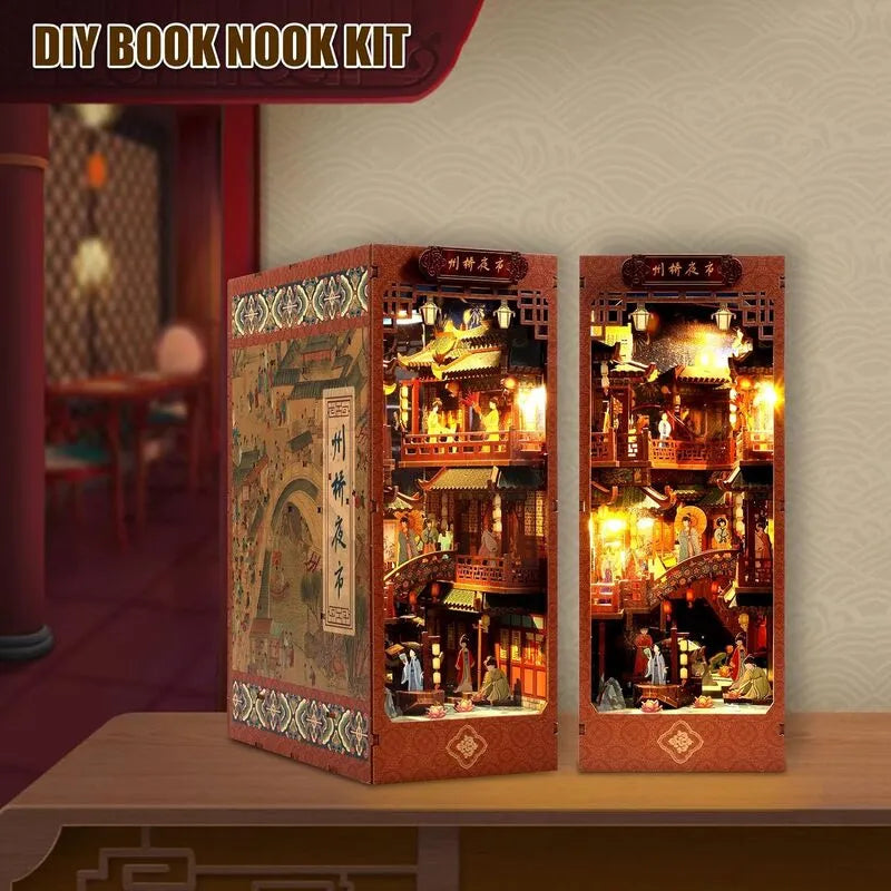 Book Nook Kit | Zhouqiao Night Market - CraftoyX