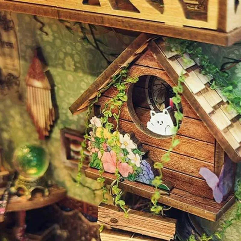 Book Nook Kits | Green Fairyland - Enchanting Miniature World - CraftoyX