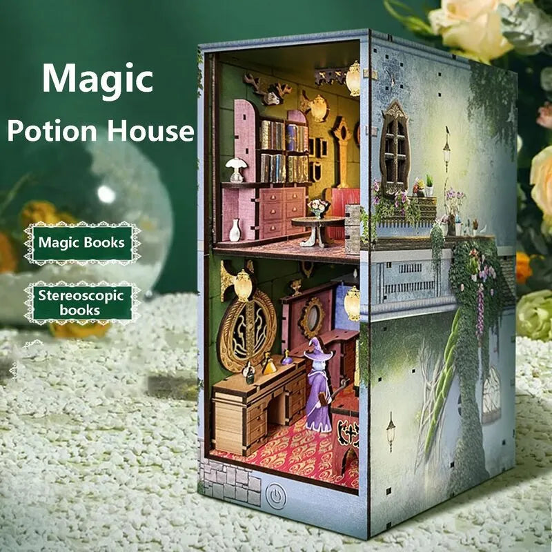 DIY Book Nook Kit | Magic Potion House - CraftoyX