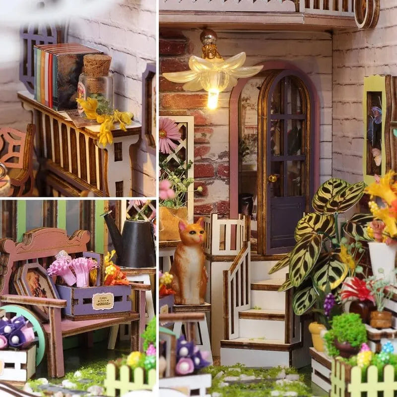 Book Nook Kit | Flower House - CraftoyX