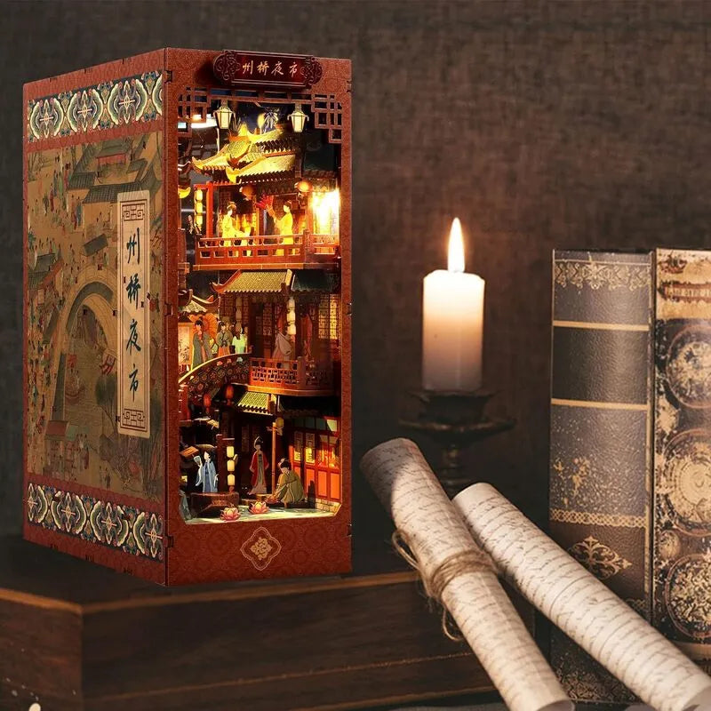 Book Nook Kit | Zhouqiao Night Market - CraftoyX