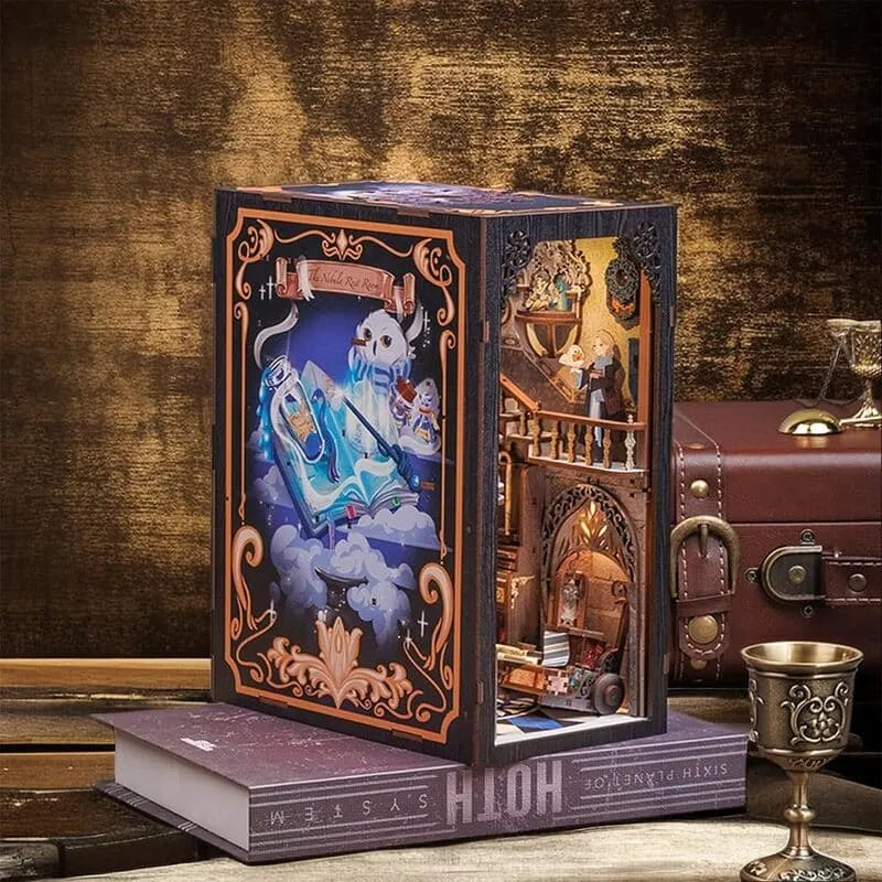 DIY Miniature Kit Book-Nook | Nebula Common Room - CraftoyX