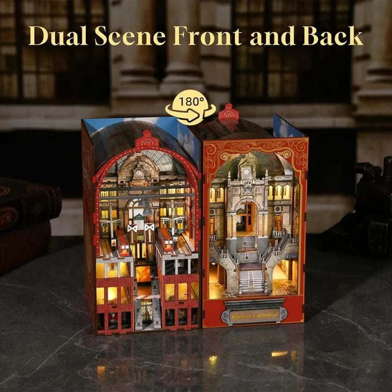 Book Nook Kits | Railway Cathedral - CraftoyX