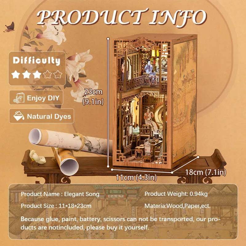 Book Nook Kits | Elegant Song Dynasty - CraftoyX