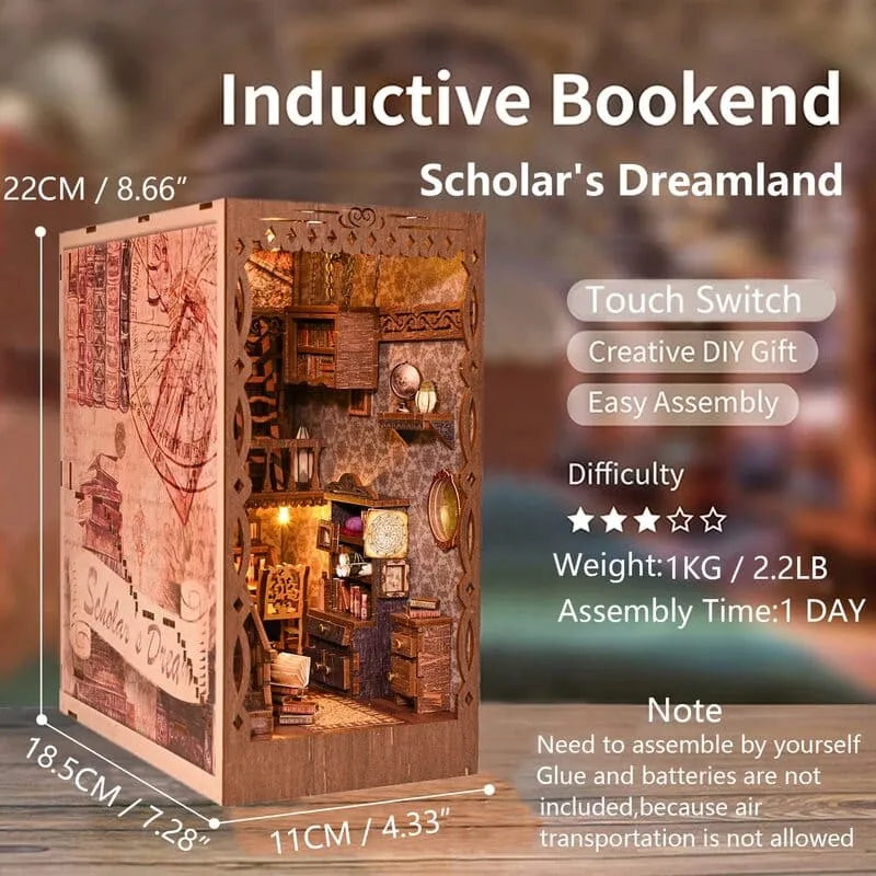 Book Nook Kits | Scholar's Dream - CraftoyX