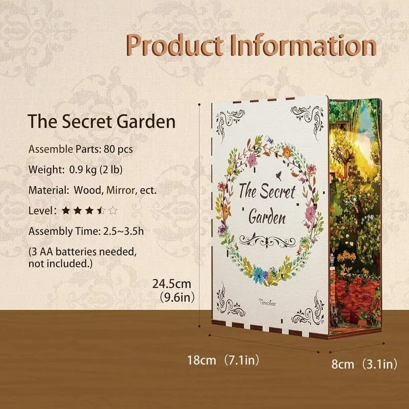 Book Nook Kit | The Secret Garden - CraftoyX