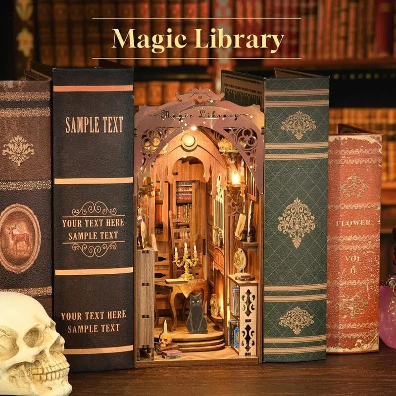 Book Nooks | Magic Library - CraftoyX