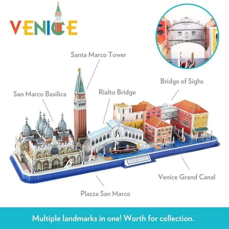 by craftoyx cityline venice puzzle famous structures display