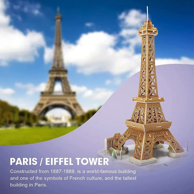 3D Puzzles | Paris Cityline Architecture - CraftoyX