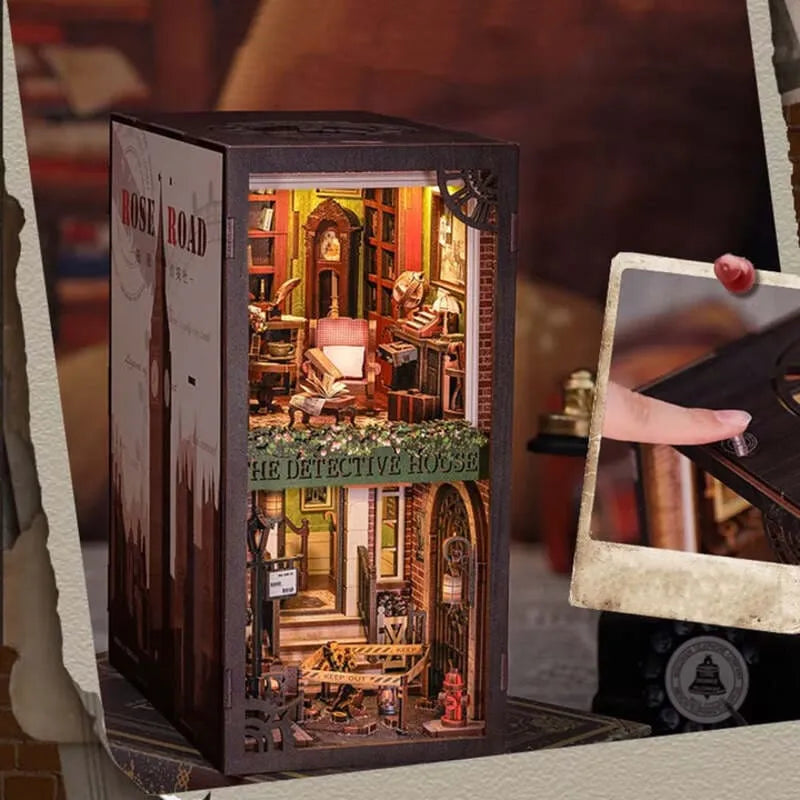 Book Nook Kits | Rose Detective Agency 3D Puzzle Adventure - CraftoyX