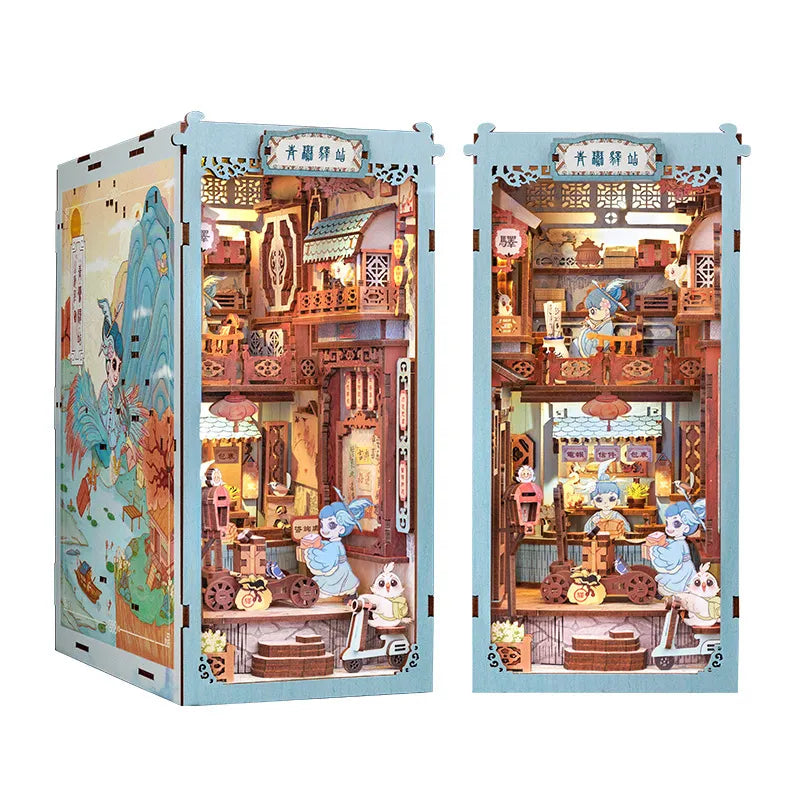 Book Nook Kits | Azure Phoenix Lodge - CraftoyX