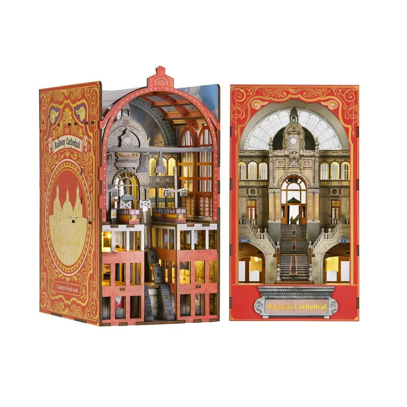 Book Nook Kits | Railway Cathedral - CraftoyX