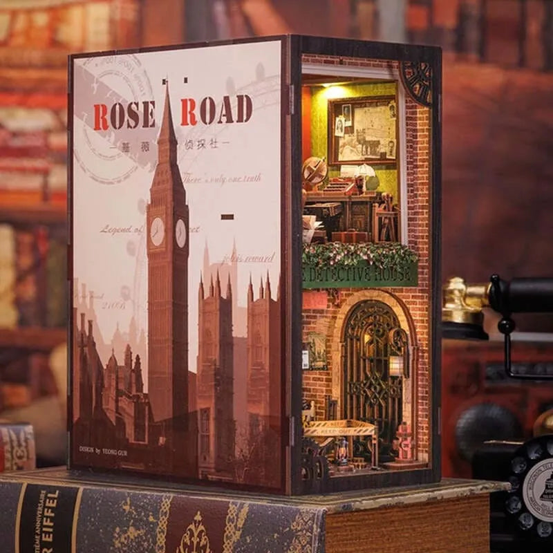 Book Nook Kits | Rose Detective Agency 3D Puzzle Adventure - CraftoyX