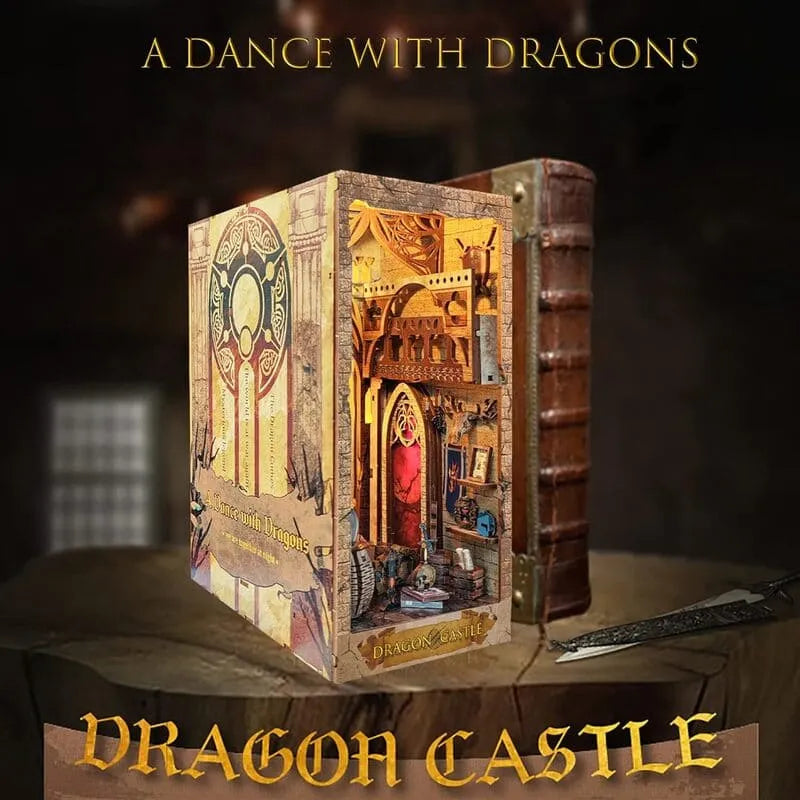 Book Nook Kits | Dragon Castle - CraftoyX