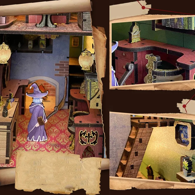 DIY Book Nook Kit | Magic Potion House - CraftoyX