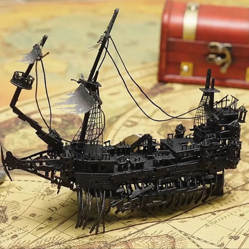 by craftoyx diy metal puzzle ship display