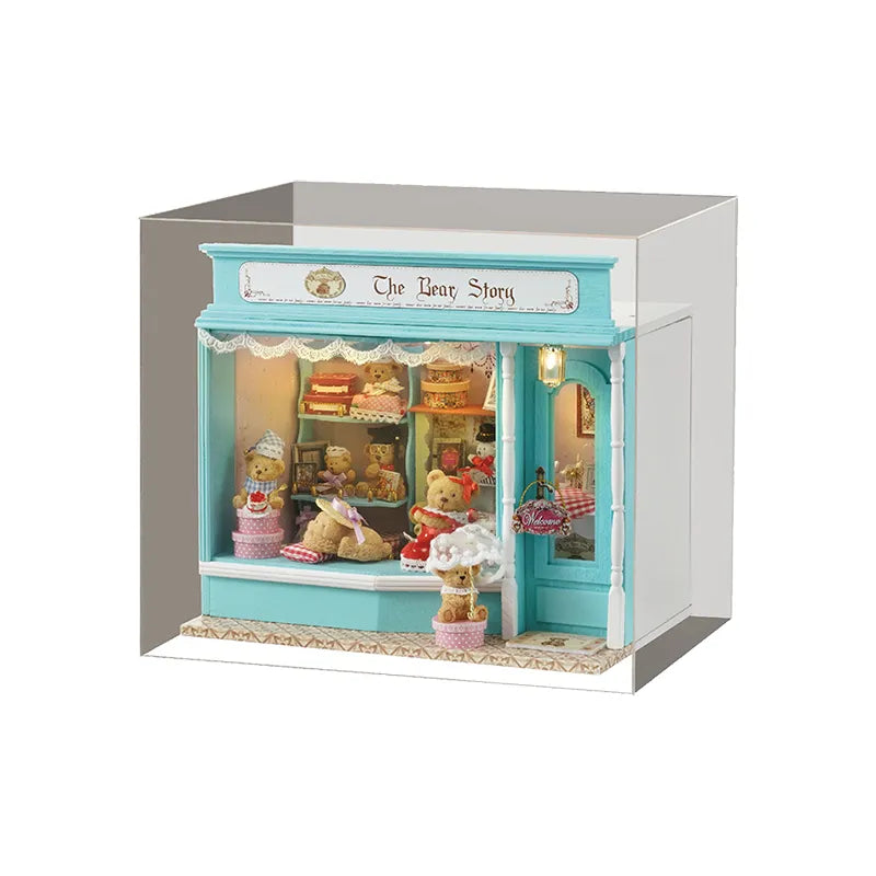 DIY Miniature House | Bear Story Dollhouse Kit - CraftoyX