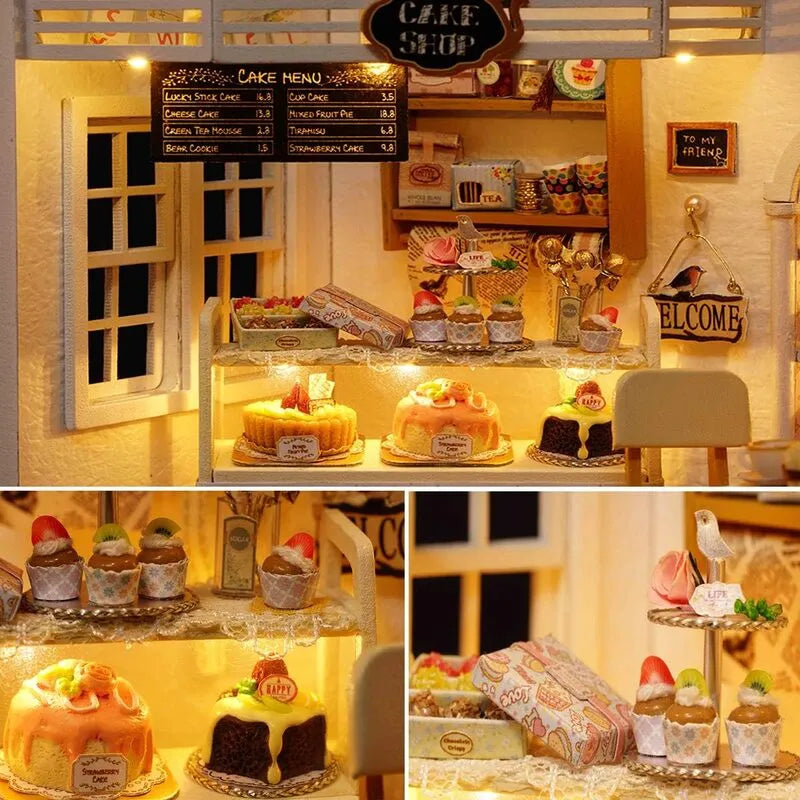 DIY Miniature House | Cake Diary Dollhouse Kit - CraftoyX