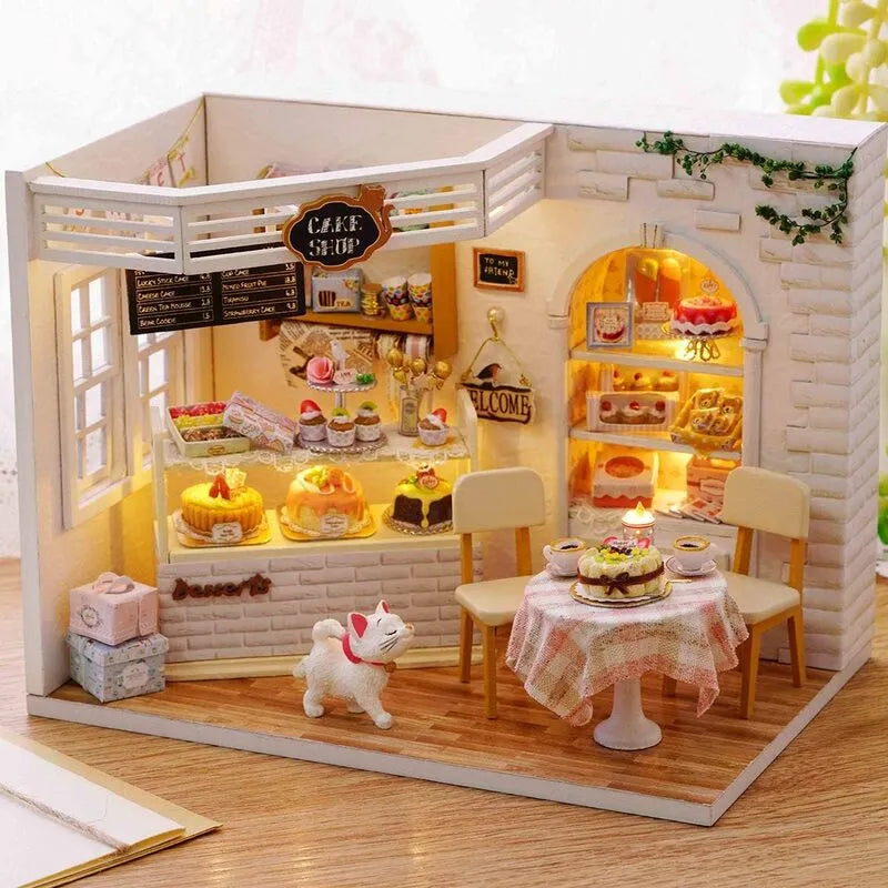 DIY Miniature House | Cake Diary Dollhouse Kit - CraftoyX