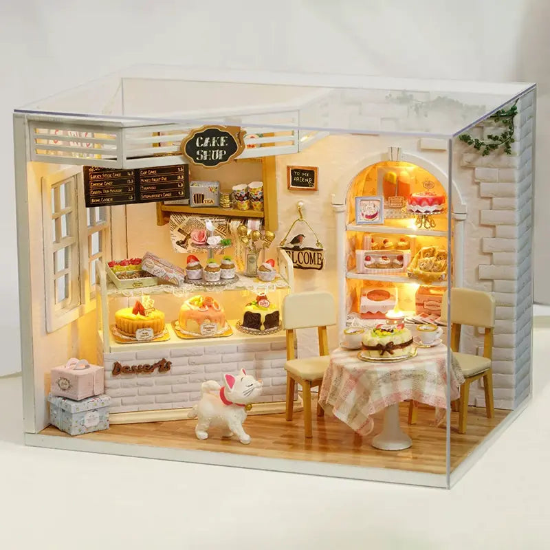 DIY Miniature House | Cake Diary Dollhouse Kit - CraftoyX