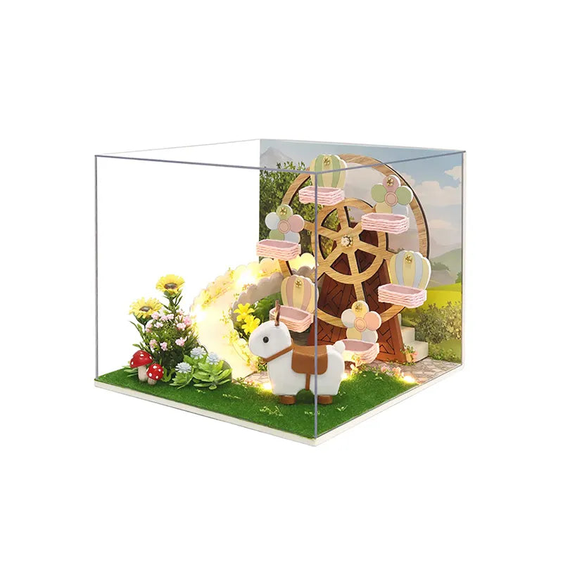 DIY Miniature House | Dream Of The Ferris Wheel Dollhouse Kit-CraftoyX