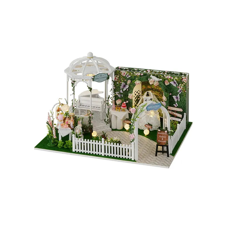 DIY Miniature House | Dream Wedding Dollhouse Kit - CraftoyX