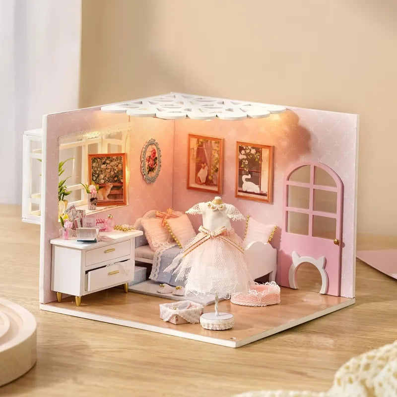 DIY Miniature House | Enjoy The Life Dollhouse Kit-CraftoyX