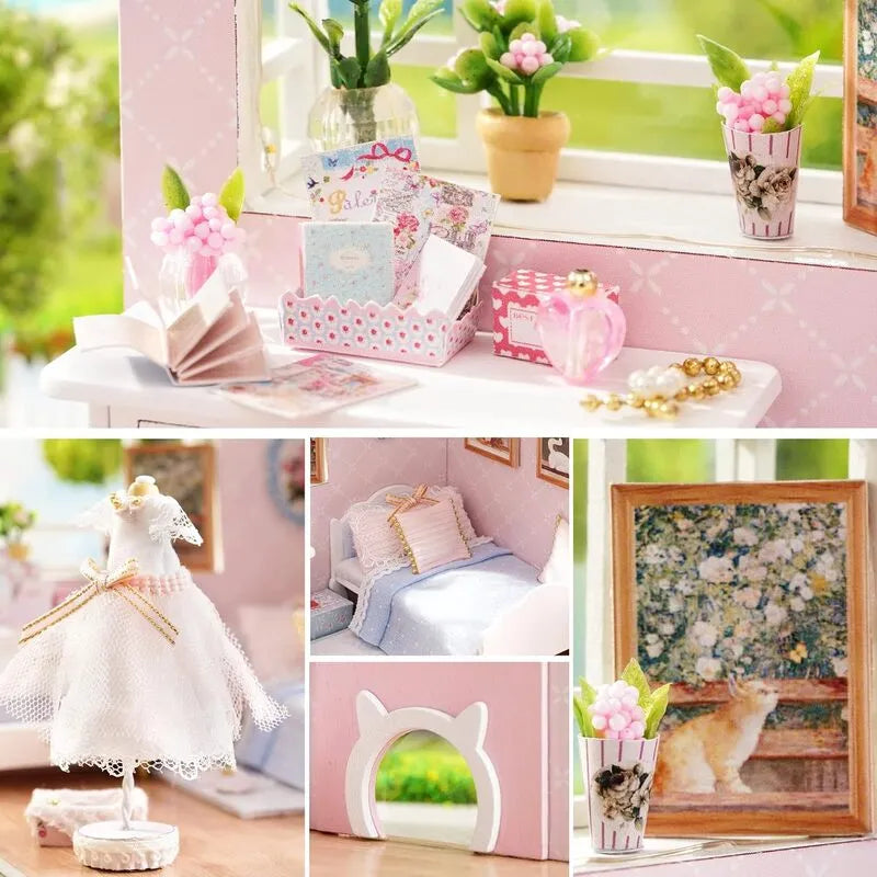 DIY Miniature House | Enjoy The Life Dollhouse Kit-CraftoyX