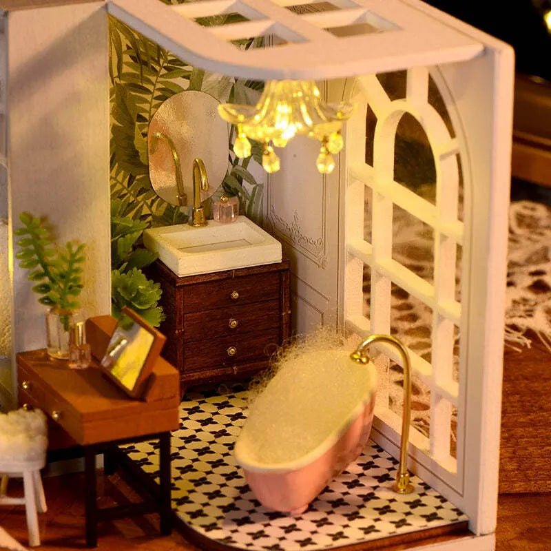 DIY Miniature House | Enjoyable Life Dollhouse Kit - CraftoyX