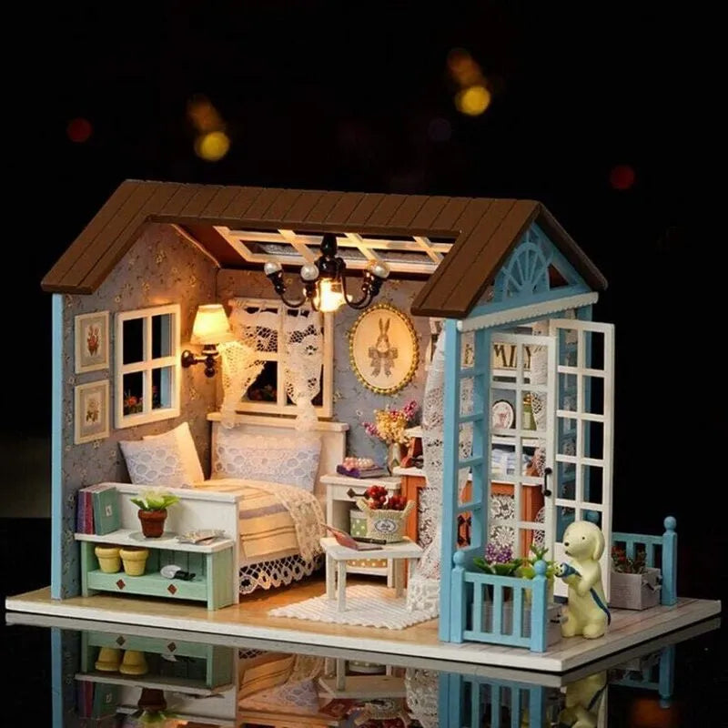 DIY Miniature House | Forest Times Dollhouse Kit-CraftoyX