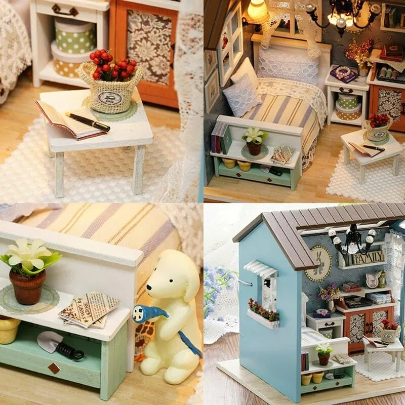 DIY Miniature House | Forest Times Dollhouse Kit-CraftoyX