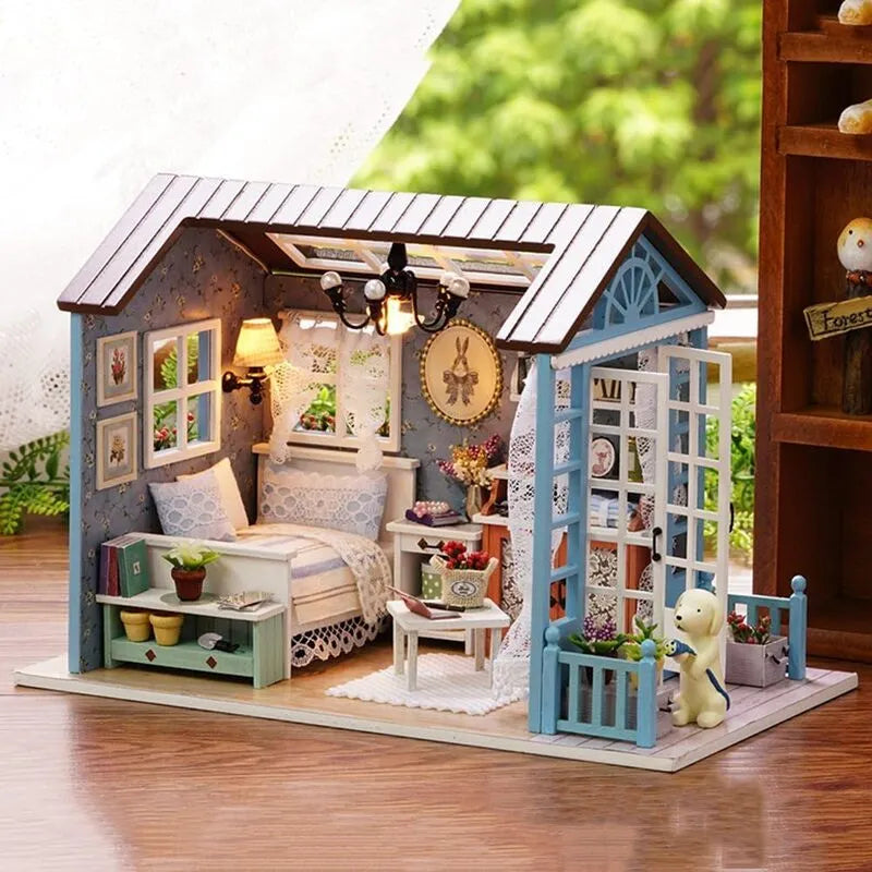 DIY Miniature House | Forest Times Dollhouse Kit-CraftoyX