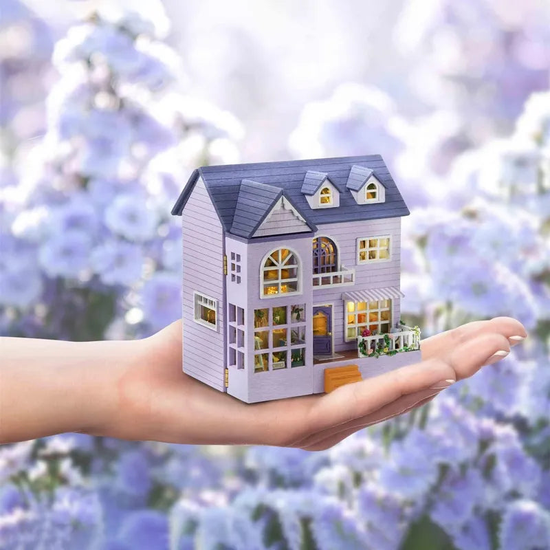 DIY Miniature House | Happy House Dollhouse Kit - CraftoyX