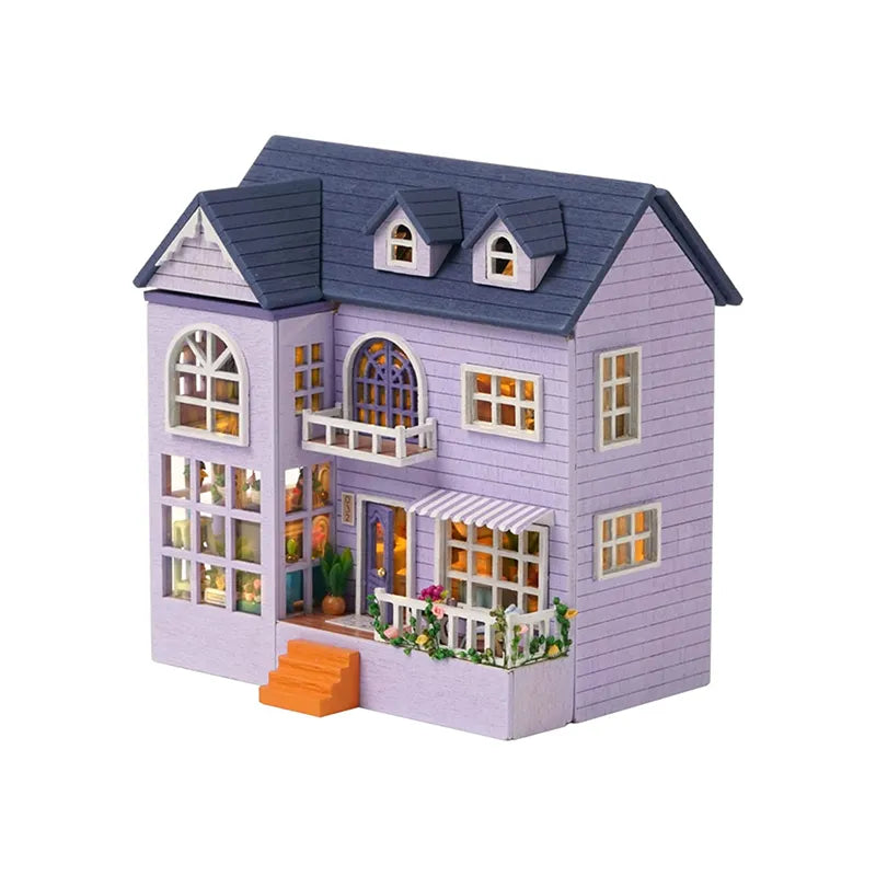 DIY Miniature House | Happy House Dollhouse Kit - CraftoyX