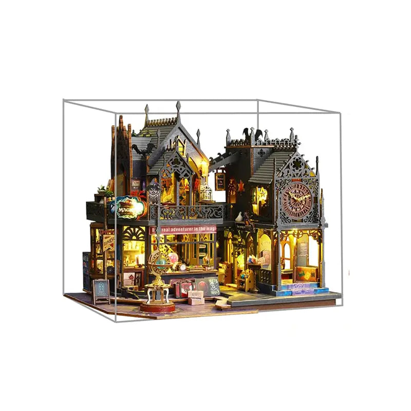 DIY Miniature House | Holo Magic City Dollhouse Kit-CraftoyX