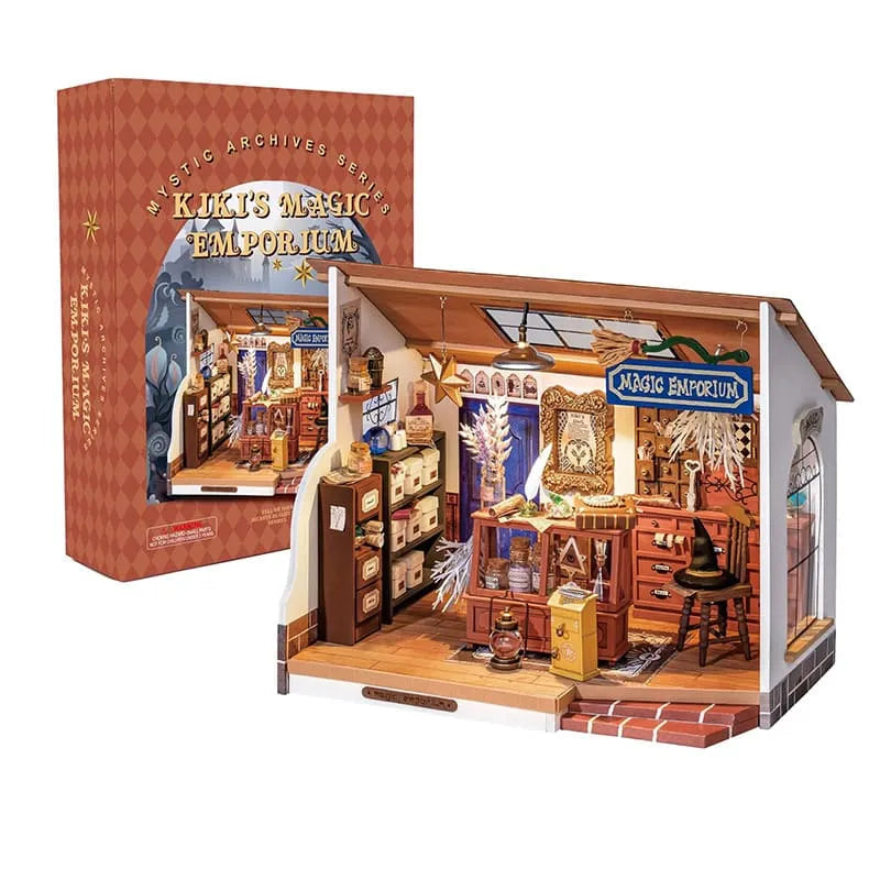 by craftoyx diy miniature house kiki magic emporium gift ready packaging 