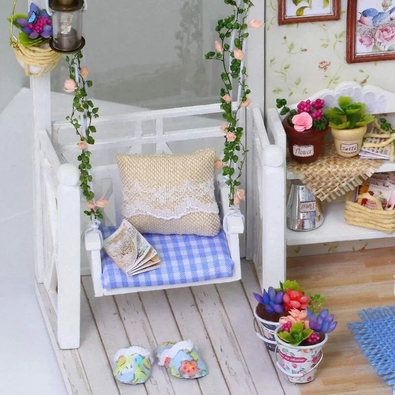 DIY Miniature House | Kitten Diary Dollhouse Kit - CraftoyX