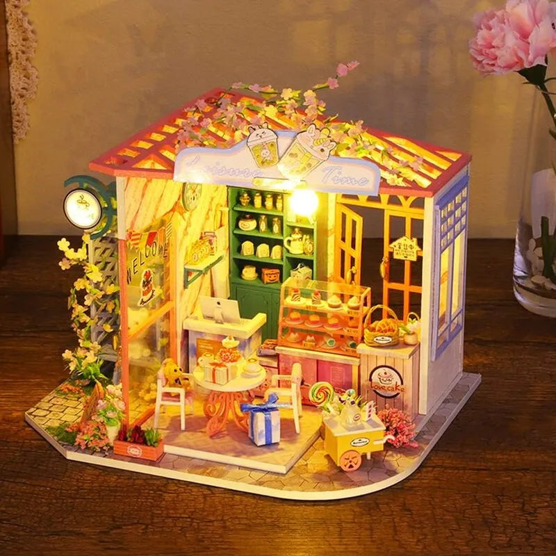 DIY Miniature House | Leisure Time Dollhouse Kit - CraftoyX