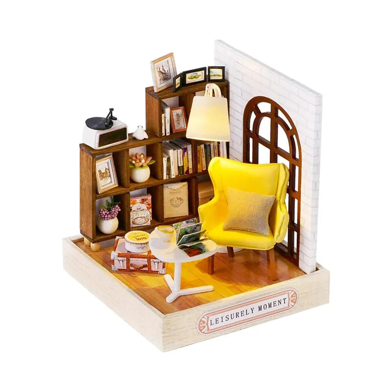 DIY Miniature House | Leisurely Moment Dollhouse Kit-CraftoyX