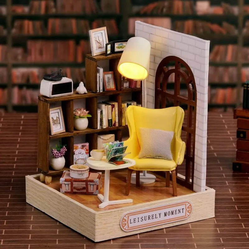 DIY Miniature House | Leisurely Moment Dollhouse Kit-CraftoyX