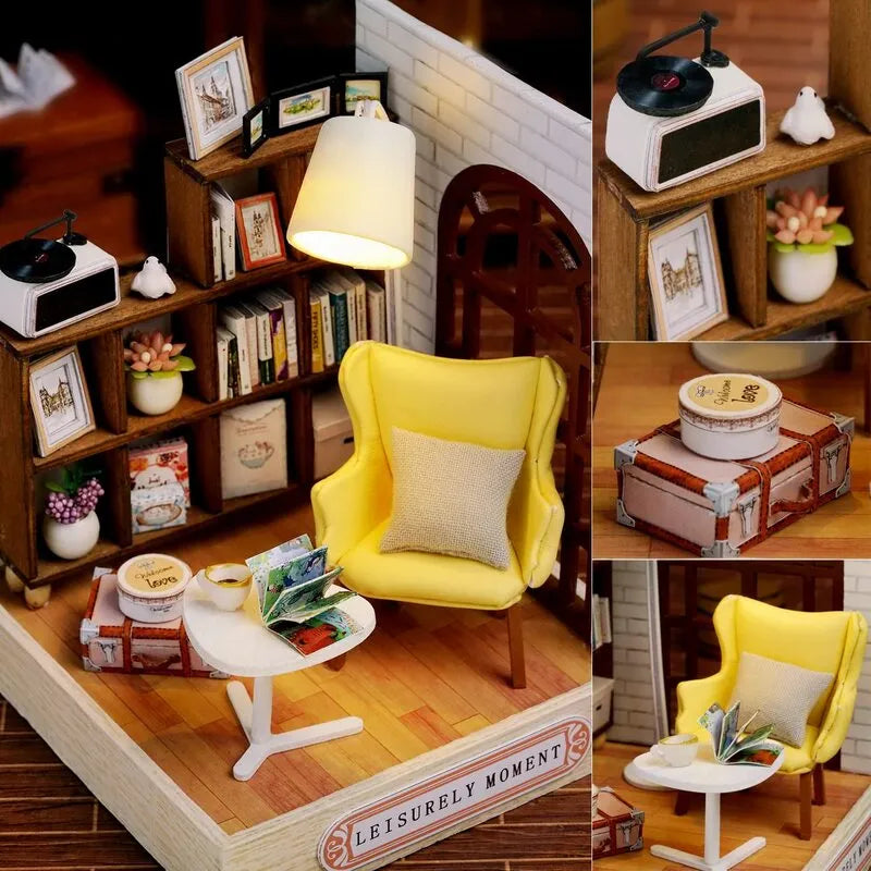 DIY Miniature House | Leisurely Moment Dollhouse Kit-CraftoyX