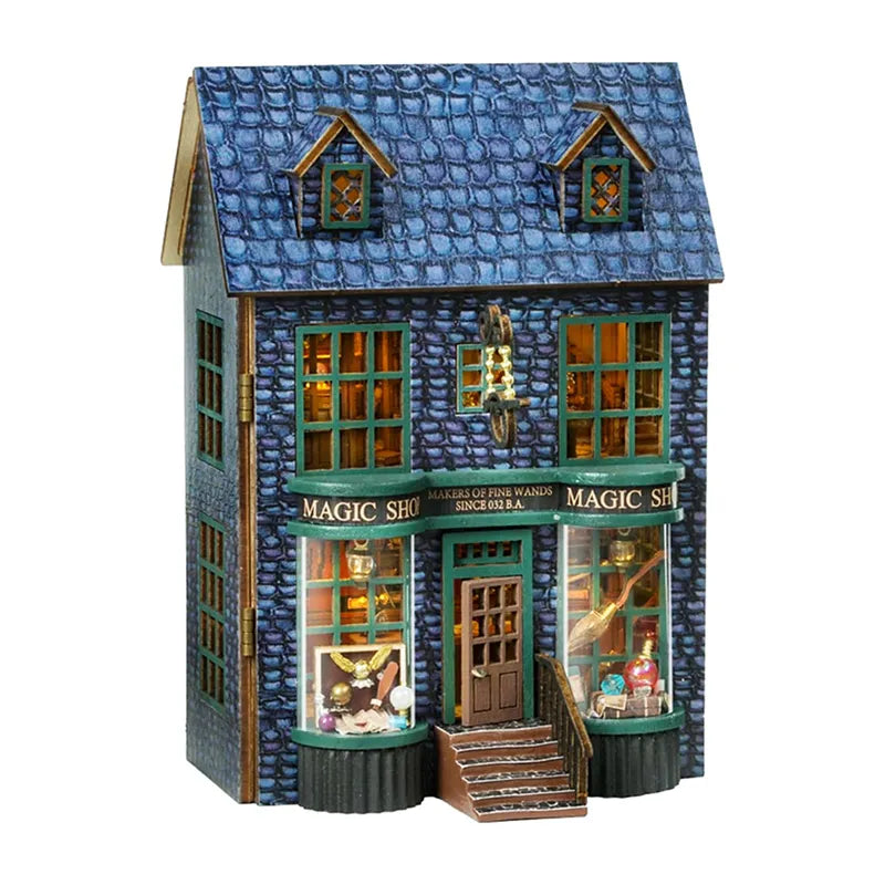 DIY Miniature House | Magic Shop Dollhouse Kit - CraftoyX