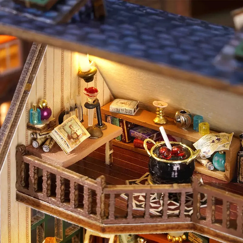 DIY Miniature House | Magic Shop Dollhouse Kit - CraftoyX