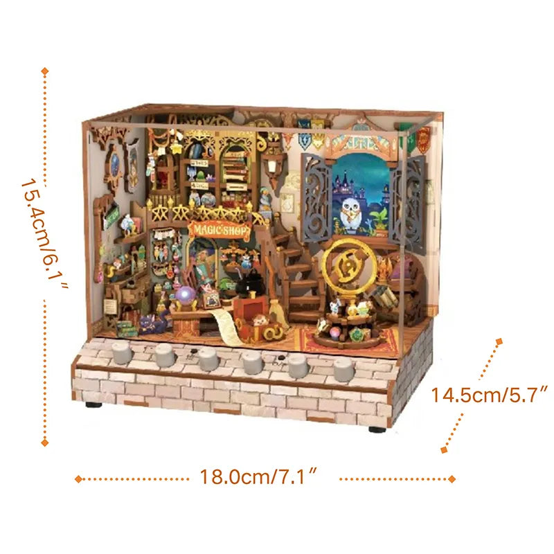 Miniature House Kit | Magic Shop-CraftoyX