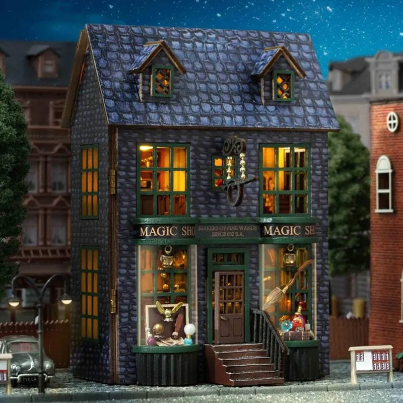 DIY Miniature House | Magic Shop Dollhouse Kit - CraftoyX