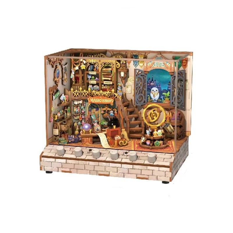 Miniature House Kit | Magic Shop-CraftoyX