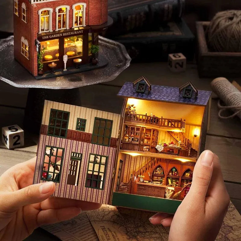 DIY Miniature House | Magic Shop Dollhouse Kit - CraftoyX